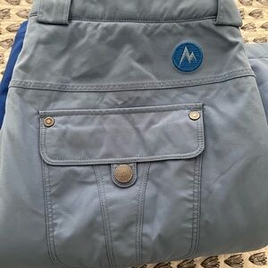Marmot Light Blue Snow Pants